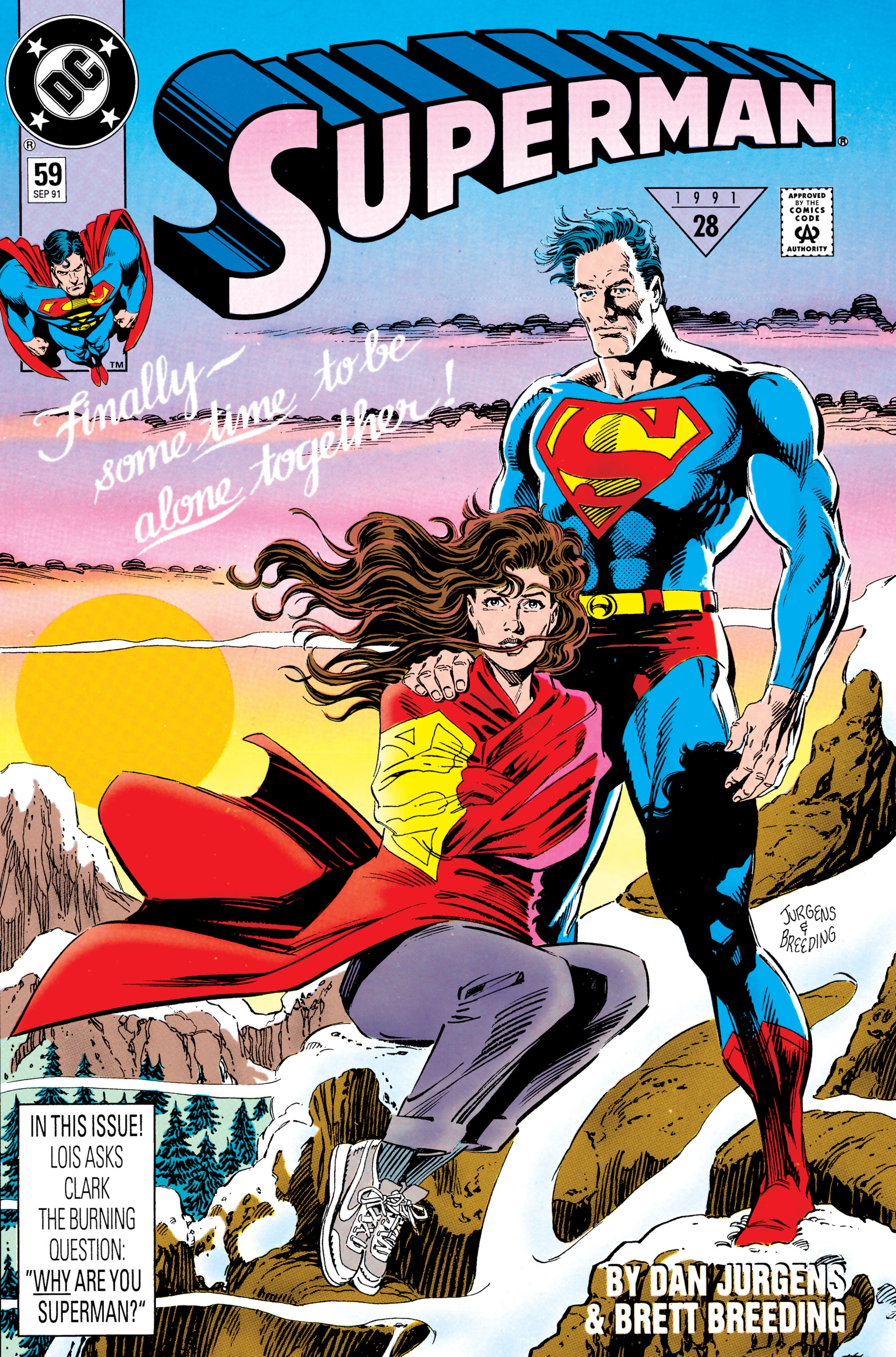 Superman #59 (DC, 1991 — Cover A) cover